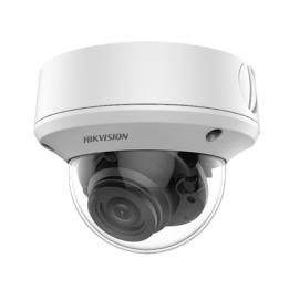 Domo TURBOHD 4K (8 Megapixel) / Lente Mot. 2.7 a 13.5 mm / 40 mts IR EXIR / IP67 / 12 Vcc / 24 VCA / TVI-AHD-CVI-CVBS /