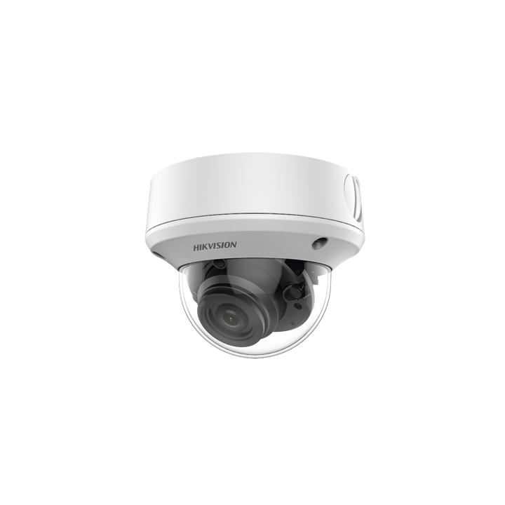 Domo TURBOHD 4K (8 Megapixel) / Lente Mot. 2.7 a 13.5 mm / 40 mts IR EXIR / IP67 / 12 Vcc / 24 VCA / TVI-AHD-CVI-CVBS /