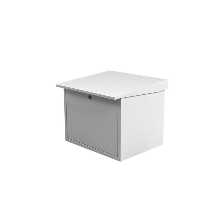 Gabinete para resguardo de baterías (hasta dos baterías PL110D12). Lámina Galvanizada.