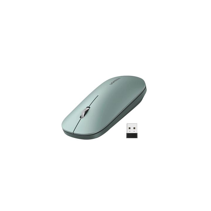 Mouse inalámbrico 2.4 GHz | Ultra Delgado y Silencioso | DPI 1000/1600/2000/4000 (Ajustable)  | Alcance 10m | Scroll