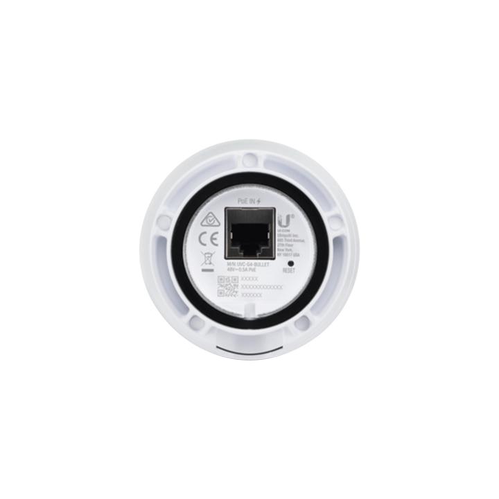 Cámara IP UniFi G4 Bullet resolución 4 MP (1440p) para interior y exterior, con micrófono incorporado, vista día y