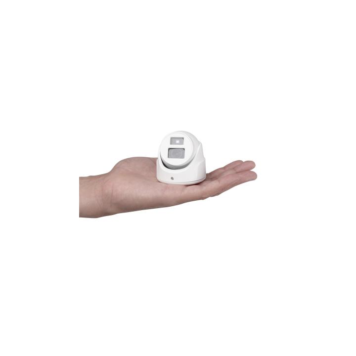 Ultra Mini Turret TURBO 2 Megapixel (1080p) / Gran Angular / Lente 2.8 mm / 20 mts IR EXIR / Exterior IP67 / 4
