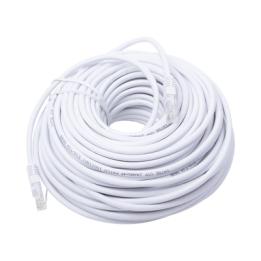 Cable de Parcheo UTP Cat5e - 30 Metros (98.43 Pies) - Blanco