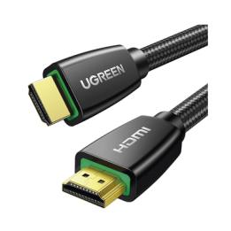 Cable HDMI 2.0 de Nylon Trenzado / 2 Metros (6.56 Pies) / 4K@60Hz / HDR / 3D / HEC (Canal Ethernet HDMI) / ARC (Canal