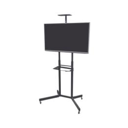 Soporte de Pantalla con Ruedas / Compatible con Monitores dee 32 "a 65" / Base para Colocar Accesorios Adicionales /