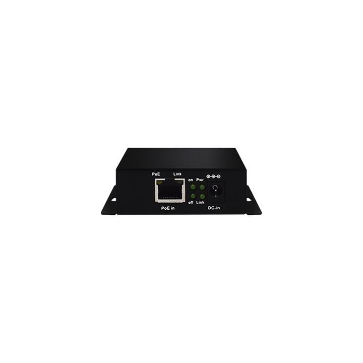 Inyector PoE Extenido Industrial / PoE 802.3 af/at Hasta 30W / Conexión plug and play / Alcance de hasta 250 metros /