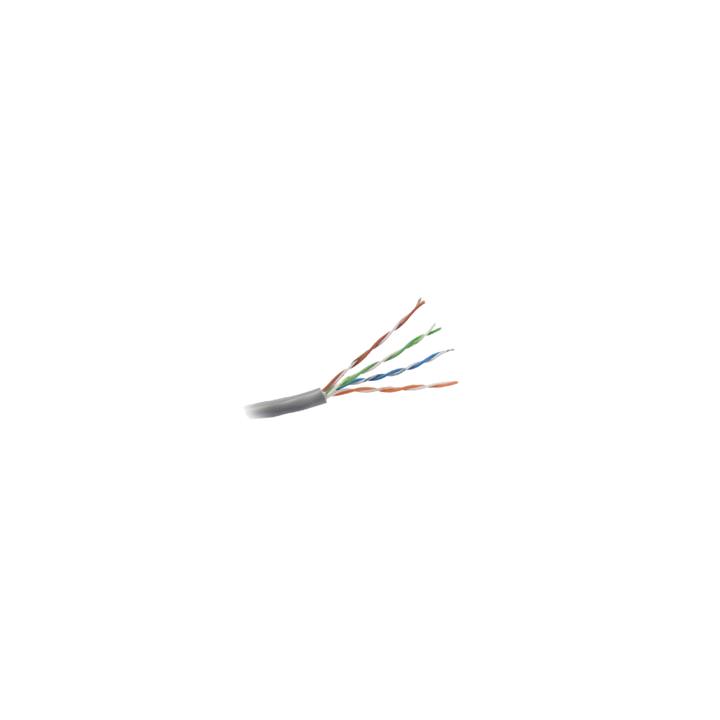 Bobina de Cable de 305 Metros (1000 Pies) UTP Cat5e / Color Gris / UL, CM, Probado a 350 Mhz / Para Aplicaciones de