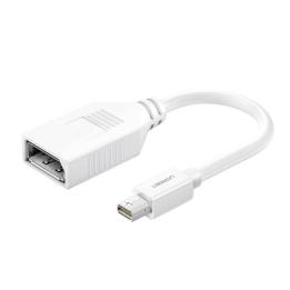 Cable Mini DP Macho a DP Hembra | Thunderbolt 2 | Version DP 1.2 | Soporta 4K*2K | Cable de 15 cm (5.91 Pulgadas) |