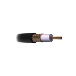 Cable Coaxial RG11/U, 305 Metros (1000 Pies), Bobina de 305 Metros (1000 Pies) Color Negro, AWG 14 Aislamiento