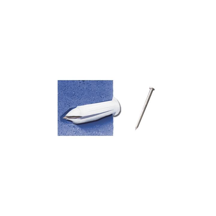 Kit de 20 taquetes y 20 clavos 3/4" para muro falso (1206-01230)