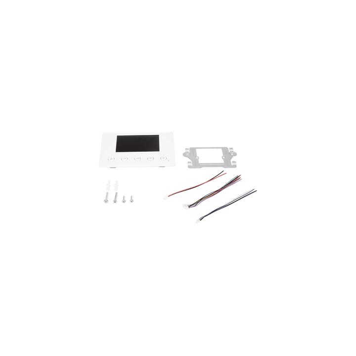Monitor IP/SIP para interior, Wi-Fi, pantalla a color de 4.3", audio de 2 vías, PoE, 8 interfaces de entrada de alarma.