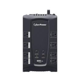 UPS de 685 VA/390 W, Topología Línea Interactiva, Entrada 120 Vca NEMA 5-15P, Tipo Gabinete Compacto, Con 8 Tomas