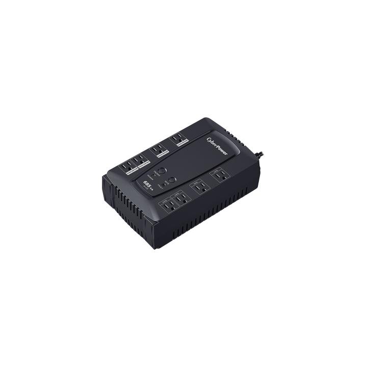UPS de 685 VA/390 W, Topología Línea Interactiva, Entrada 120 Vca NEMA 5-15P, Tipo Gabinete Compacto, Con 8 Tomas