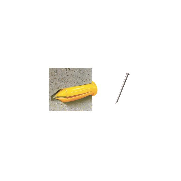 Kit de 20 taquetes y 20 clavos 1" para muro falso (1207-03230)
