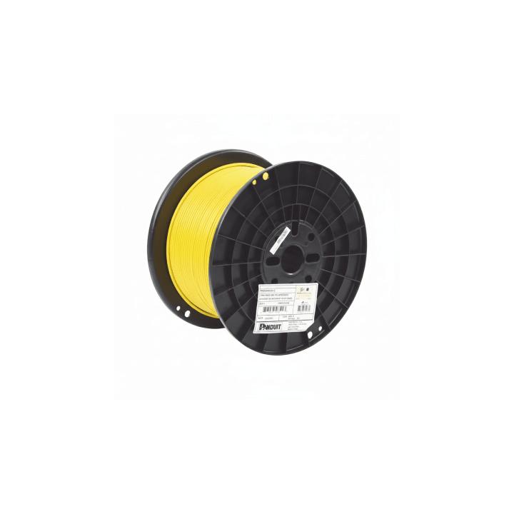 Bobina de Cable UTP de 4 Pares, Vari-MaTriX, Cat6A, 23 AWG, CMR (Riser), Color Amarillo, 305 Metros (1000 Pies)