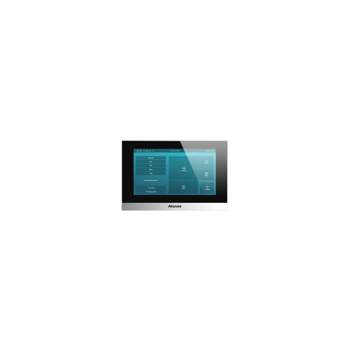 Monitor Color Plata Linux / Pantalla Touch de 7 Pulgadas / SIP / POE / WIFI / Compatible con Frentes de Calle Akuvox
