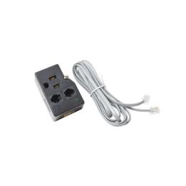 Protector Plug 120 V / 15 A / 40,000 A / Telco RJ11 / LED Diagnóstico y Tornillo Fijación