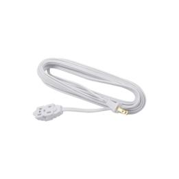 Extensión Eléctrica Doméstica de 6 metros / 127 V CA 8 A Máximo / Color Blanco.