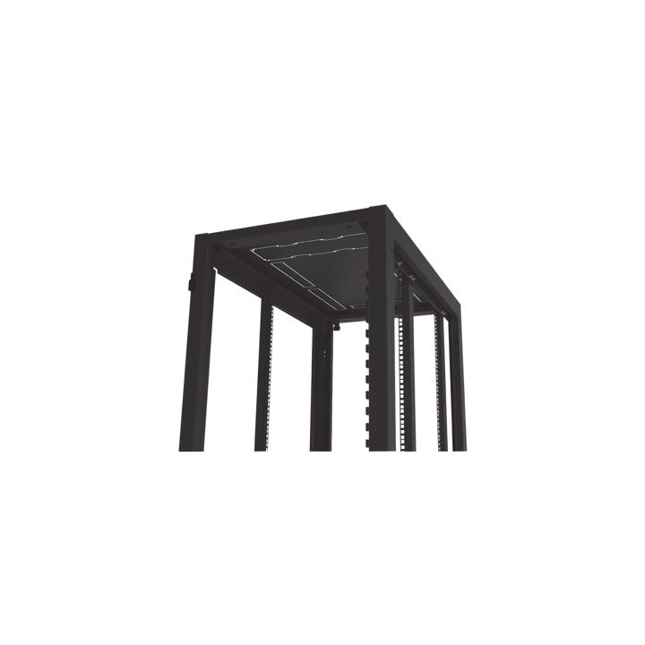 Gabinete para Telecomunicaciones Rack Estándar de 19", 42UR, 600 mm Ancho x 1000 mm Profundidad. Fabricado en Acero,
