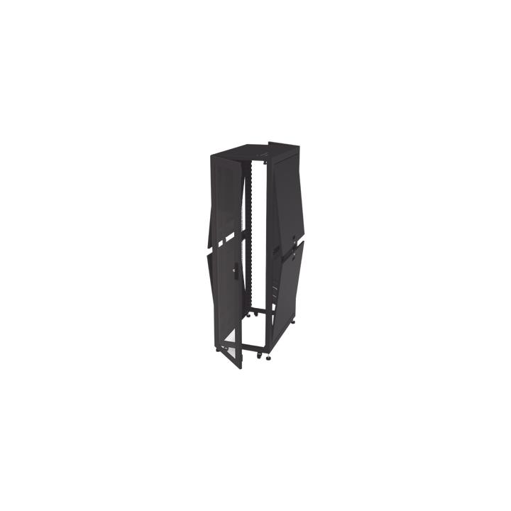 Gabinete para Telecomunicaciones Rack Estándar de 19", 42UR, 600 mm Ancho x 1000 mm Profundidad. Fabricado en Acero,