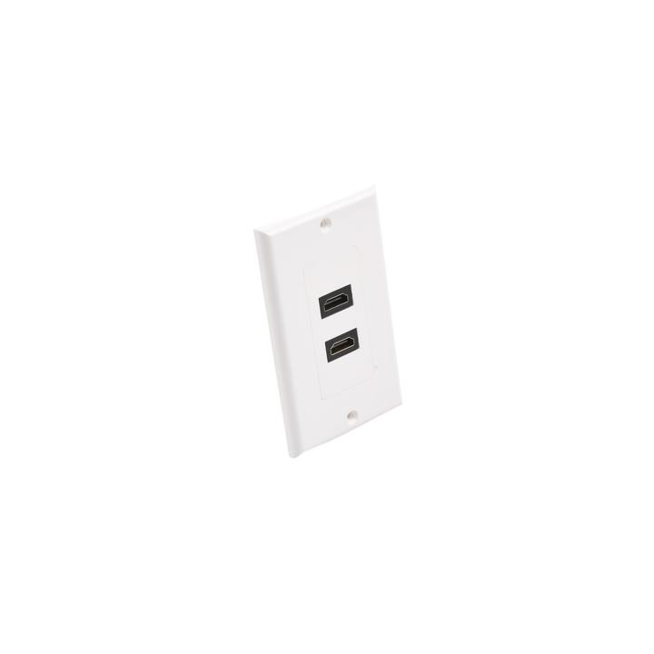 Placa de Pared de 2 Puertos HDMI Hembra a Hembra