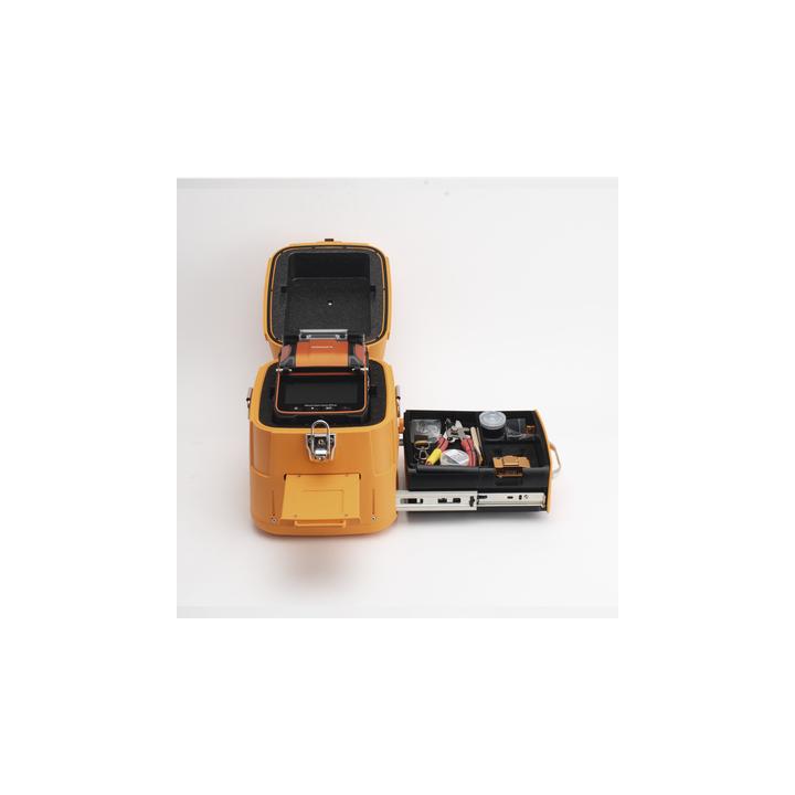 Fusionadora de Fibra Óptica Multimodo y Monomodo / 6 Motores / Alineación por Núcleo / OPM + VFL / Capacitación