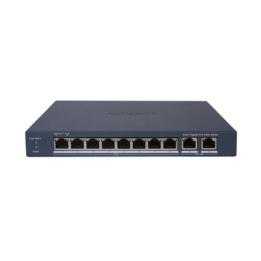 Switch Gigabit PoE+ / Administrable / 8 Puertos 1000 Mbps PoE+ / 2 Puertos 1000 Mbps de Uplink / Configuración Nube