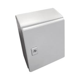 Gabinete de Acero, Nema 4 -IP 66 de 25 x 30 x15 cm con Platina y certificado UL.