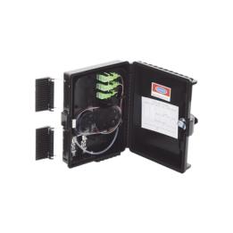 Cierre de Empalme para 24 Fusiones de Fibra Óptica, Interior/Exterior, con 8 Acopladores SC/APC y Splitter 1x8 SC/APC