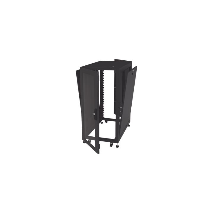 Gabinete Profesional para Telecomunicaciones de 24UR, 600 mm de Ancho x 1000 mm de Profundidad, Se envía el Gabinete