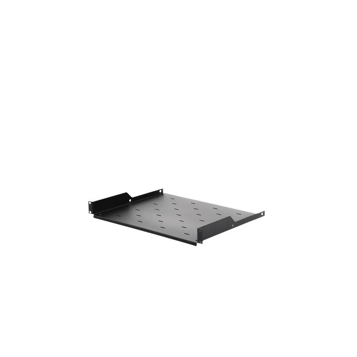 Charola para Soportar Equipos en Rack de 19, Profundidad de 34 cm, Color Negro, 1U