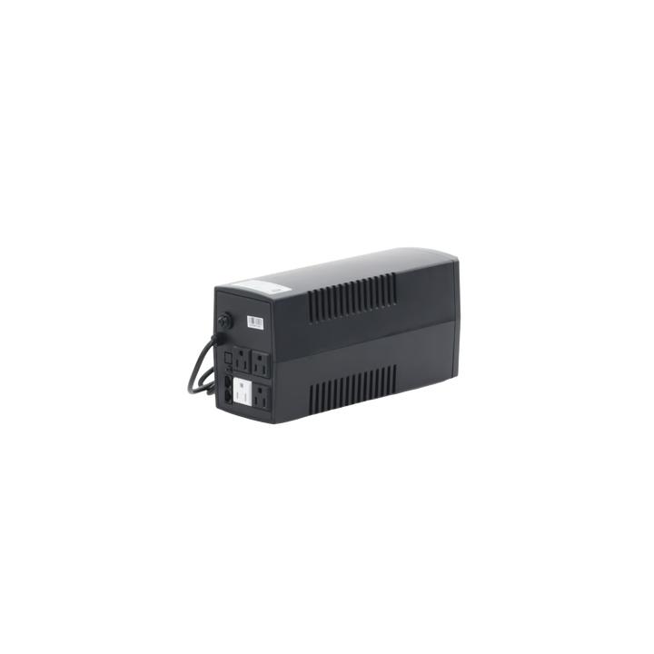 UPS de 600VA/360W / Topología Línea Interactiva / Entrada y Salida 120 Vca / Clavija NEMA 5-15P / 4 Tomas NEMA 5-15R/