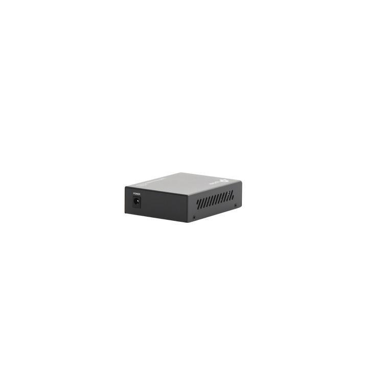 Convertidor Fibra Óptica Monomodo o Multimodo / 1 Puerto SFP 1000 Mbps / 1 Puerto RJ45 10/100/1000 Mbps / Plug and Play