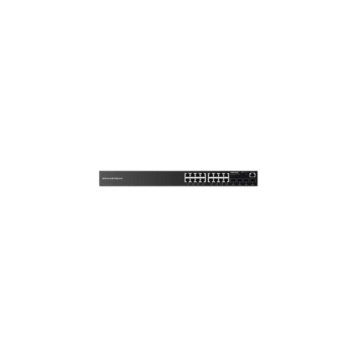 Switch Gigabit PoE+ Administrable / 16 puertos 10/100/1000 Mbps + 4 Puertos SFP Uplink / Hasta 240W / Compatible con