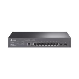 Switch JetStream SDN Administrable 8 puertos 10/100/1000 Mbps + 2 puertos SFP, administración centralizada OMADA SDN