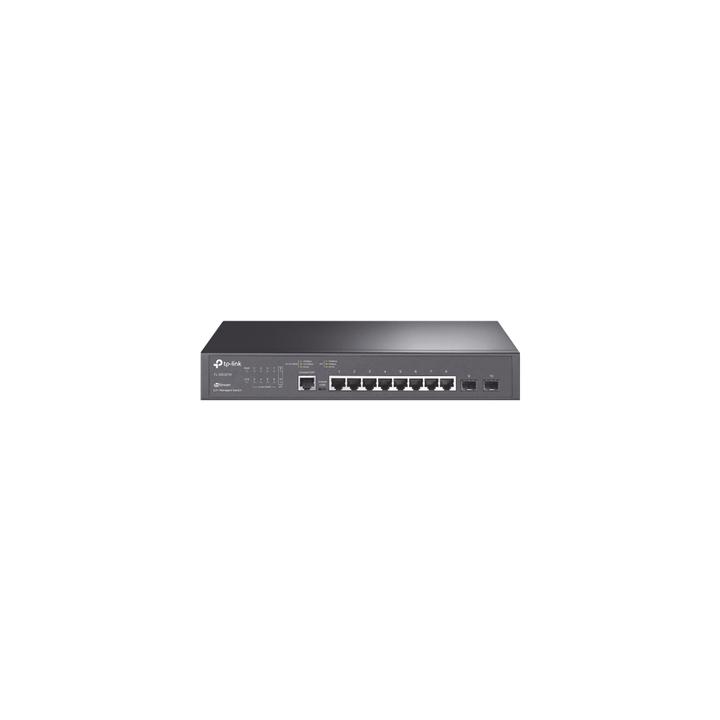 Switch JetStream SDN Administrable 8 puertos 10/100/1000 Mbps + 2 puertos SFP, administración centralizada OMADA SDN