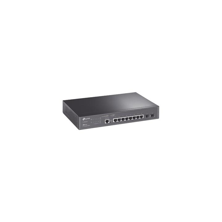 Switch JetStream SDN Administrable 8 puertos 10/100/1000 Mbps + 2 puertos SFP, administración centralizada OMADA SDN