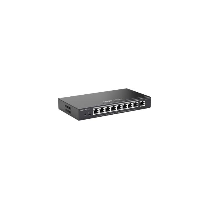 Switch Administrable 8 Puertos PoE+ 802.3af/at Gigabit, gestión gratuita desde la nube, 120w