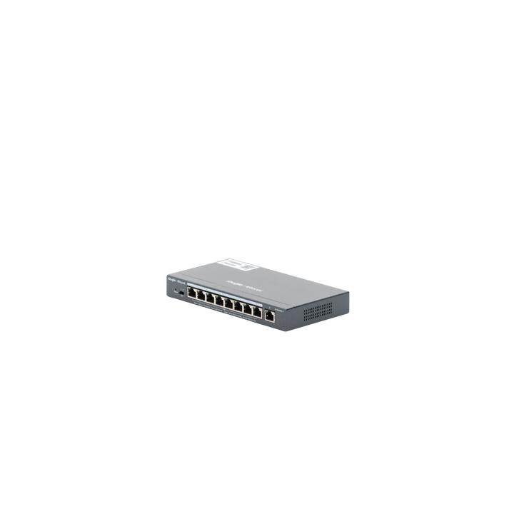 Switch Administrable 8 Puertos PoE+ 802.3af/at Gigabit, gestión gratuita desde la nube, 120w