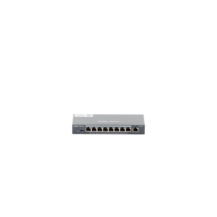 Switch Administrable 8 Puertos PoE+ 802.3af/at Gigabit, gestión gratuita desde la nube, 120w
