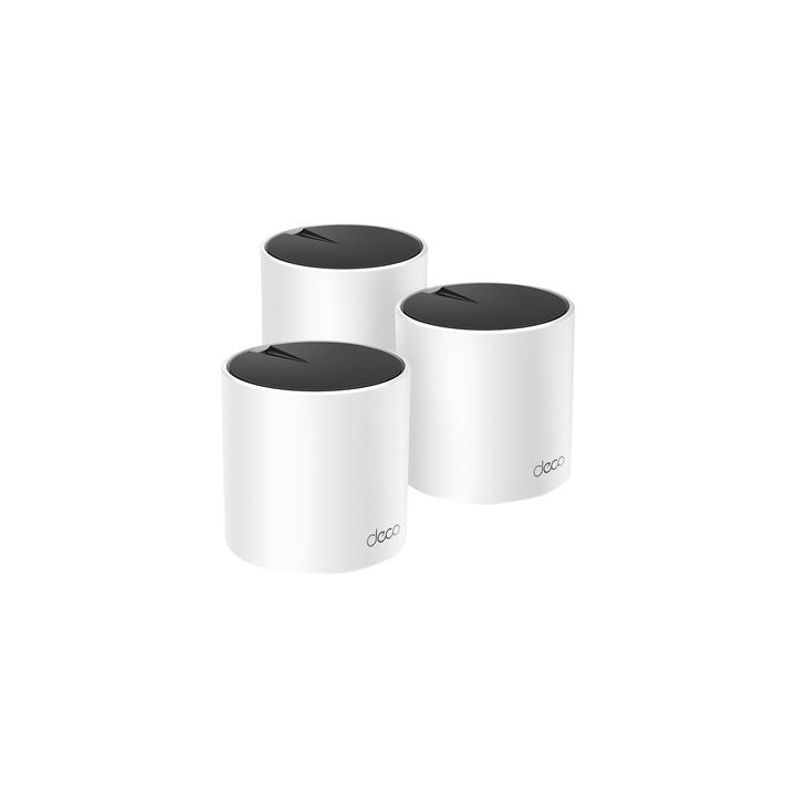 Kit 3 Routers Inalámbricos MESH Interior para Hogar / Doble Banda Wi-Fi 6 AX3000 Mbps / 3 Puerto Gigabit WAN/LAN / 2