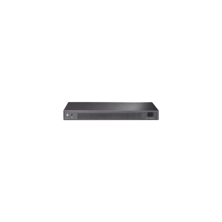 Switch Omada SDN Administrable / 48 puertos Gigabit y 4 puertos SFP / Funciones sFlow, QinQ y QoS / Administración