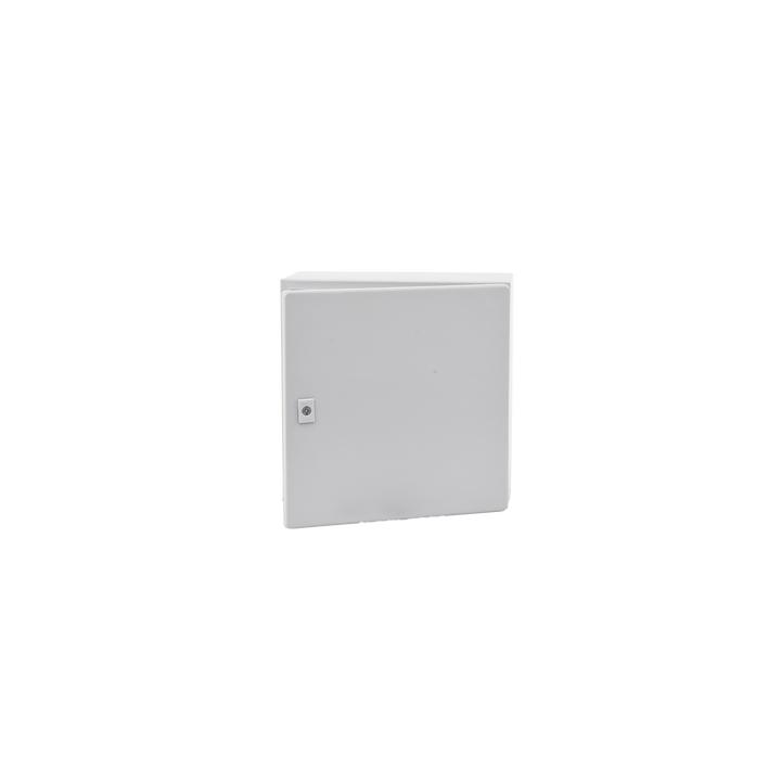 Gabinete de Acero, Nema 4 -IP 66 de 40 x 40 x 20 cm con Platina y certificado UL.