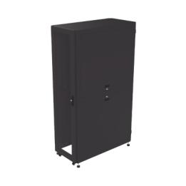 Gabinete Profesional para Telecomunicaciones de 45UR, 1200 mm Profundidad, Incluye 2 Organizadores Verticales de 45