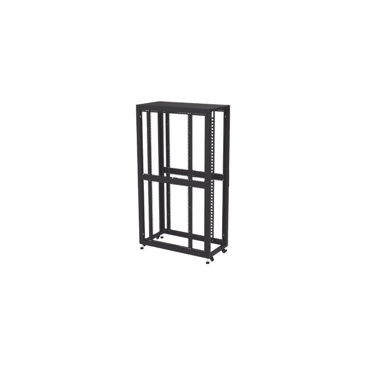 Gabinete Profesional para Telecomunicaciones de 45UR, 1200 mm Profundidad, Incluye 2 Organizadores Verticales de 45