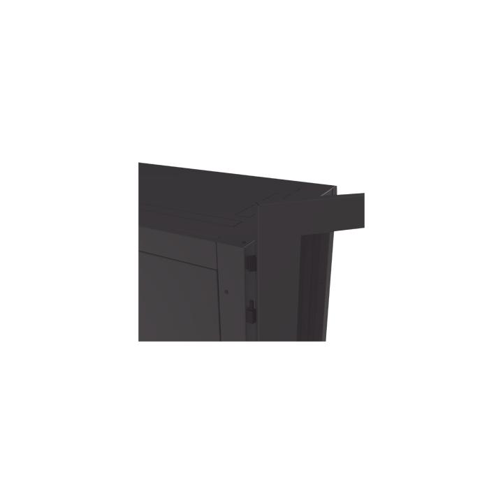 Gabinete Profesional para Telecomunicaciones de 45UR, 1200 mm Profundidad, Incluye 2 Organizadores Verticales de 45