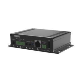 Gateway para Voceo IP/SIP,  Entrada de audio (3.5mm), salida de amplificador integrado de hasta 30W, puerto USB