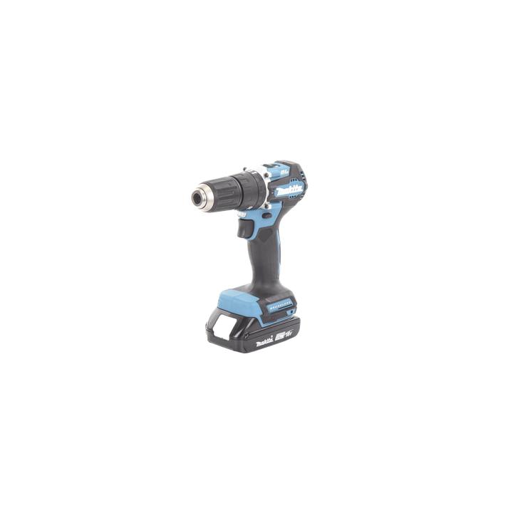 Rotomartillo/Taladro Inalámbrico SIN CARBONES, Broquero de 1/2", 1,700 RPM, 18V, Torque: 42 N.m C/2 Bat. (1.5Ah) y