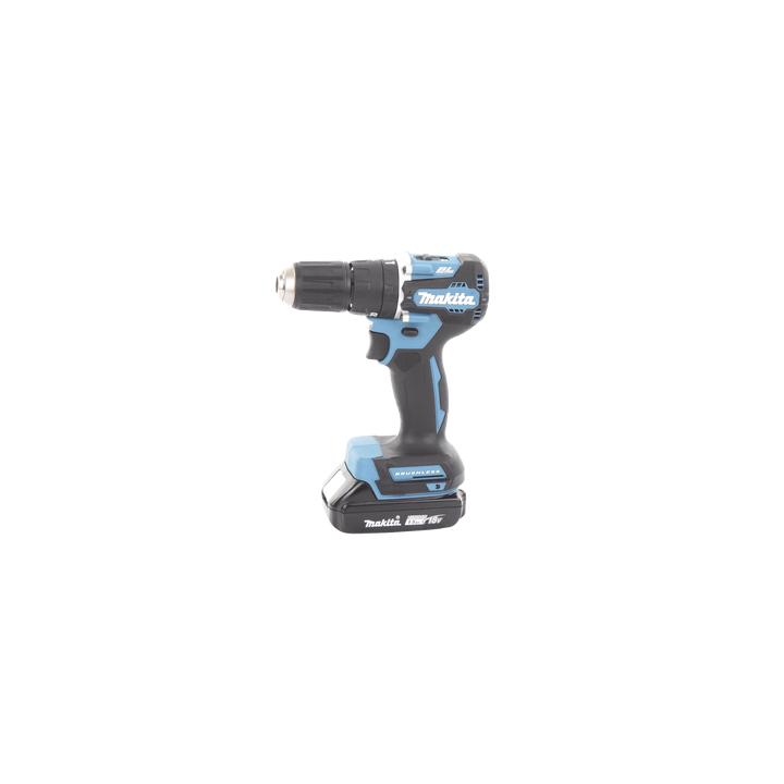 Rotomartillo/Taladro Inalámbrico SIN CARBONES, Broquero de 1/2", 1,700 RPM, 18V, Torque: 42 N.m C/2 Bat. (1.5Ah) y