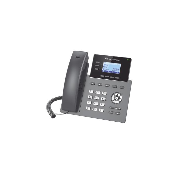 Teléfono IP Grado Operador, 3 líneas SIP con 6 cuentas, puertos Gigabit PoE, codec Opus, IPV4/IPV6 con gestión en la